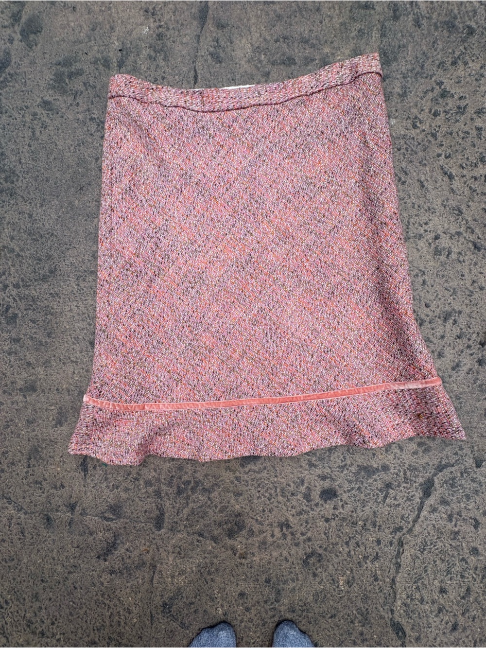 GAP Pink Flecked Pencil Skirt